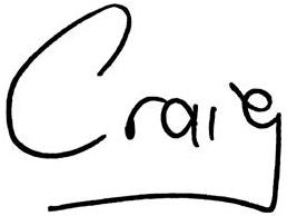 Craig's Signature